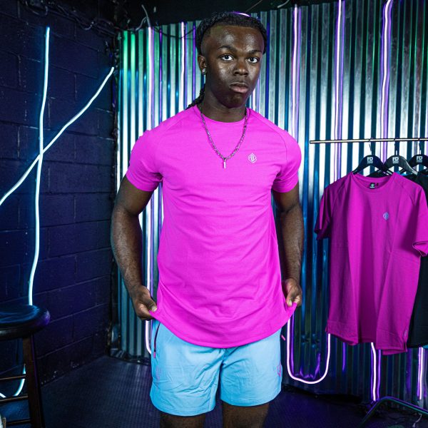 Diamond Tech Tee - Cotton Candy Pink - Image 2