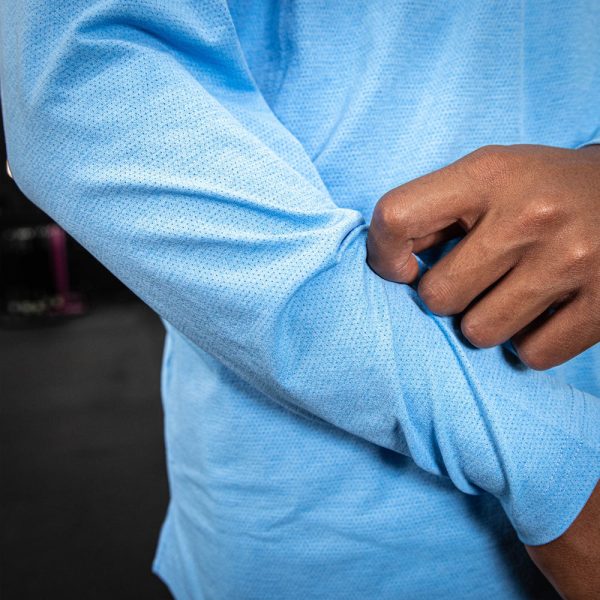 Diamond Tech Youth Long Sleeve - Cotton Candy Blue - Image 5