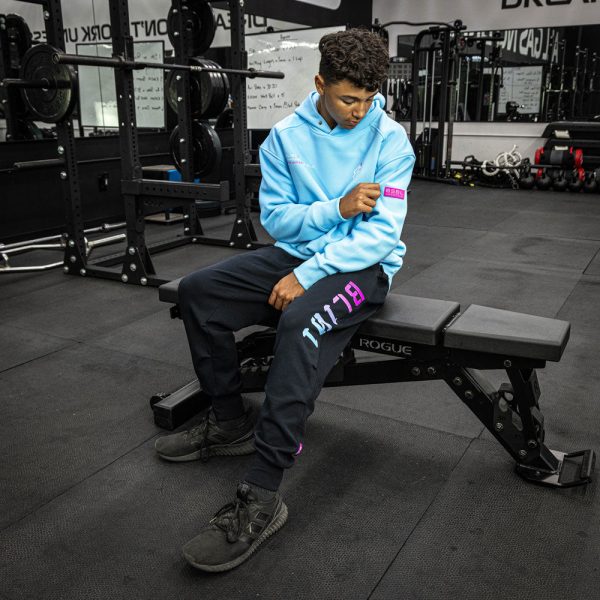 Diamond Relaxed Fit Joggers - Black/Cotton Candy - Image 2