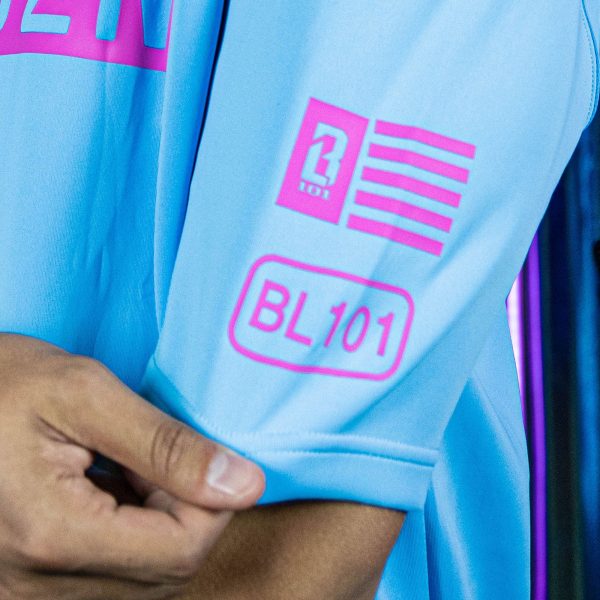 BSBL-SZN Short Sleeve Hoodie V3 Cotton Candy Blue - Image 7