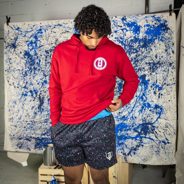 Splatter Hoodie - Red/USA - Image 5