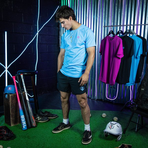 Pro Series Shorts V2 - Black/Light Blue - Image 4