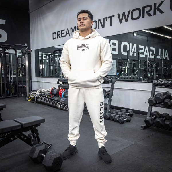 Off-Field Performance Hoodie - Bone/Black - Image 4