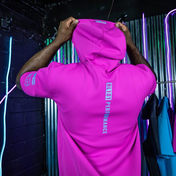 BSBL-SZN Short Sleeve Hoodie V3 Cotton Candy Pink - Image 4