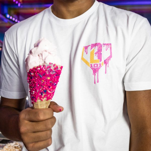 Ice Cream Youth Tee - Strawberry - Image 2