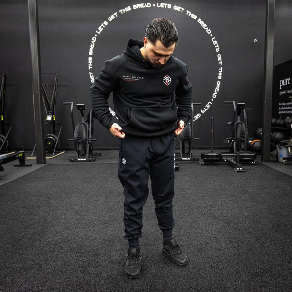 Off-Field Waffle Performance Hoodie - Black - Image 8