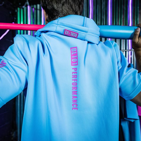 BSBL-SZN Short Sleeve Hoodie V3 Cotton Candy Blue - Image 9