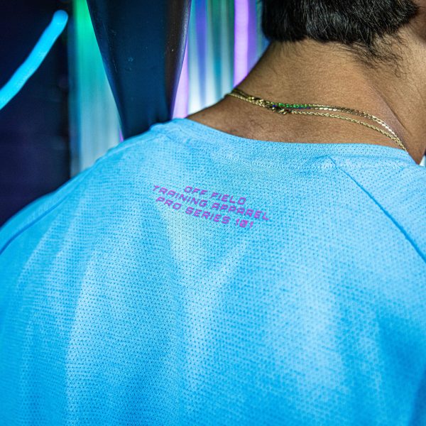 Diamond Tech Youth Tee - Cotton Candy Blue - Image 3