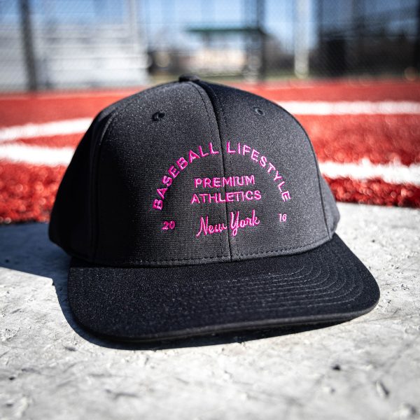 Premium Athletics Hat - Black/Pink - Image 2