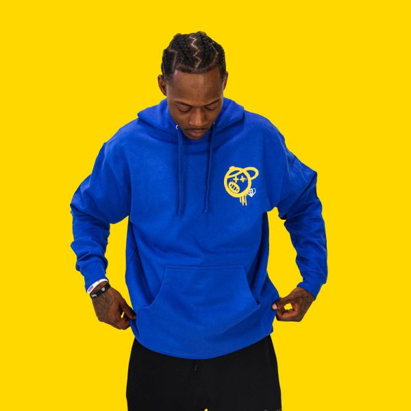 Vandal Hoodie - Blue/Yellow/White - Image 3