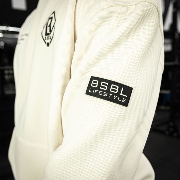Off-Field Waffle Performance Hoodie - Bone/Black - Image 5