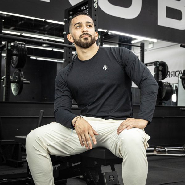 Diamond Tech Long Sleeve - Black/White - Image 8