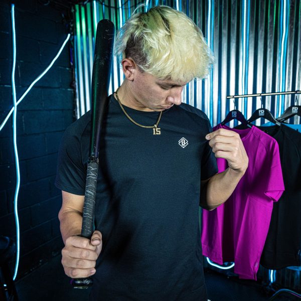 Diamond Tech Tee - Black/White - Image 4