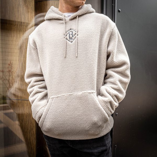 Diamond Youth Sherpa Hoodie - Stone - Image 2