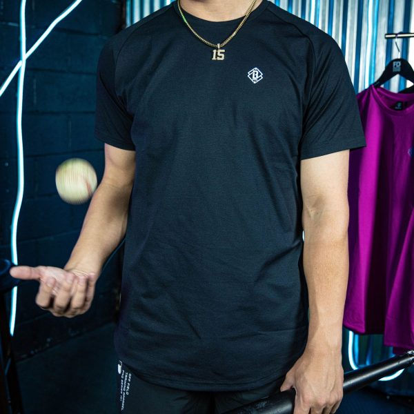 Diamond Tech Tee - Black/White - Image 6