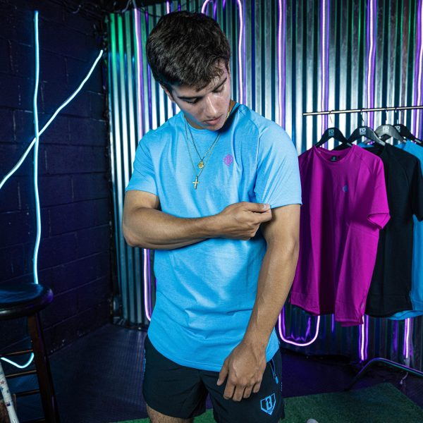 Diamond Tech Tee - Cotton Candy Blue - Image 8