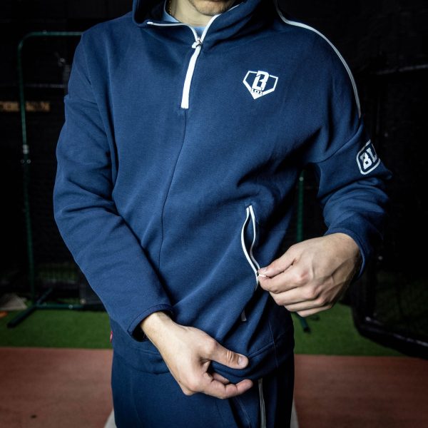Game Day 1/4 Zip Hoodie - Navy - Image 2