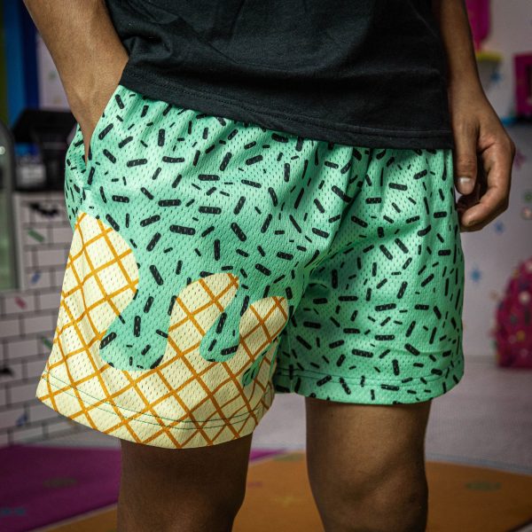 Ice Cream Youth Shorts - Mint - Image 3
