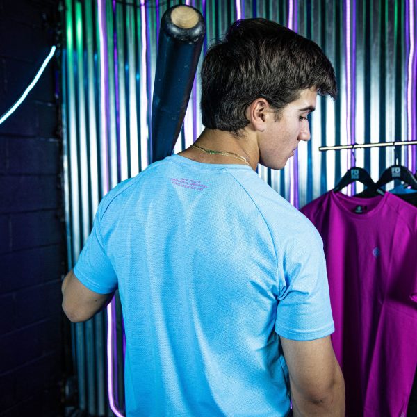 Diamond Tech Tee - Cotton Candy Blue - Image 3
