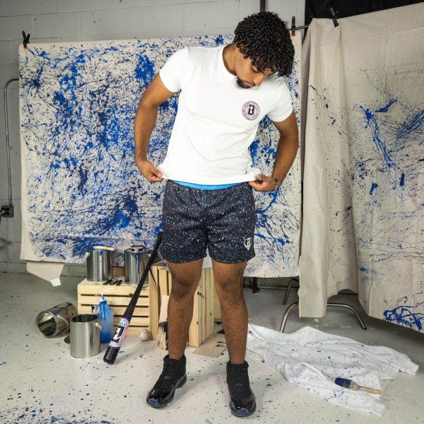 Splatter Tee - White/Galaxy - Image 4