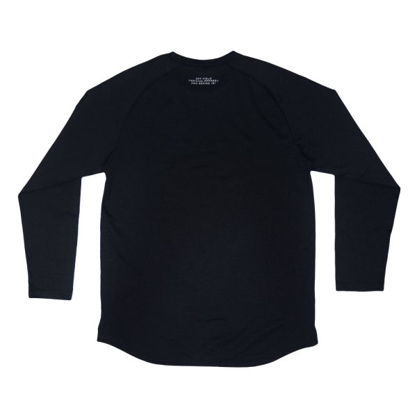 Diamond Tech Youth Long Sleeve - Black/White - Image 2