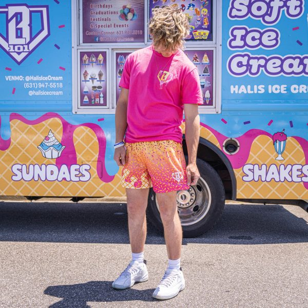 Ice Cream Shorts - Strawberry Banana - Image 4