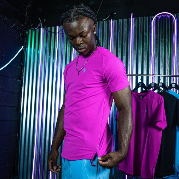 Diamond Tech Tee - Cotton Candy Pink - Image 7