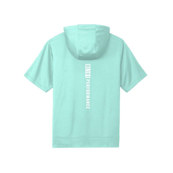 BSBL-SZN Short Sleeve Hoodie V2 Mint/White - Image 2