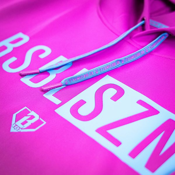 BSBL-SZN Short Sleeve Hoodie V3 Cotton Candy Pink - Image 6