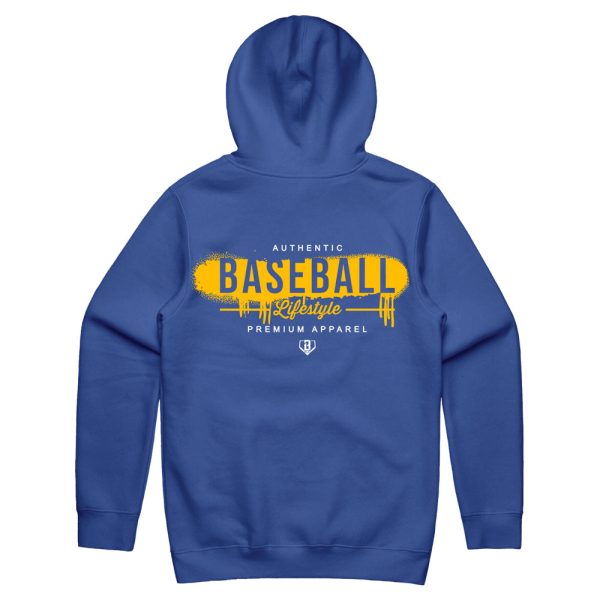 Vandal Hoodie - Blue/Yellow/White - Image 2
