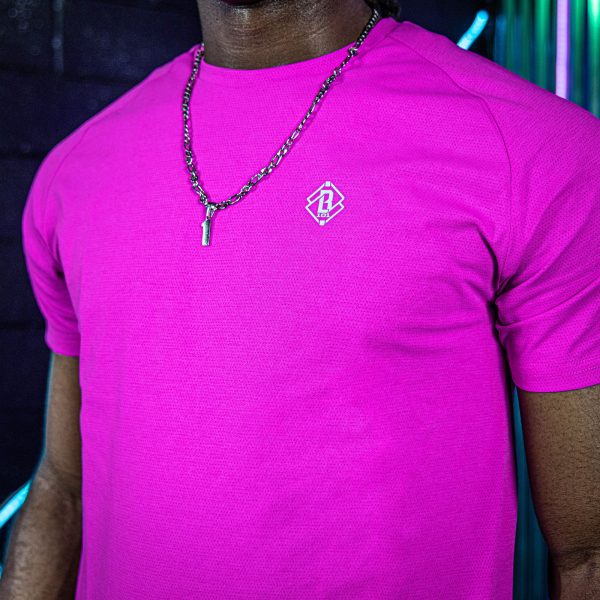 Diamond Tech Tee - Cotton Candy Pink - Image 5