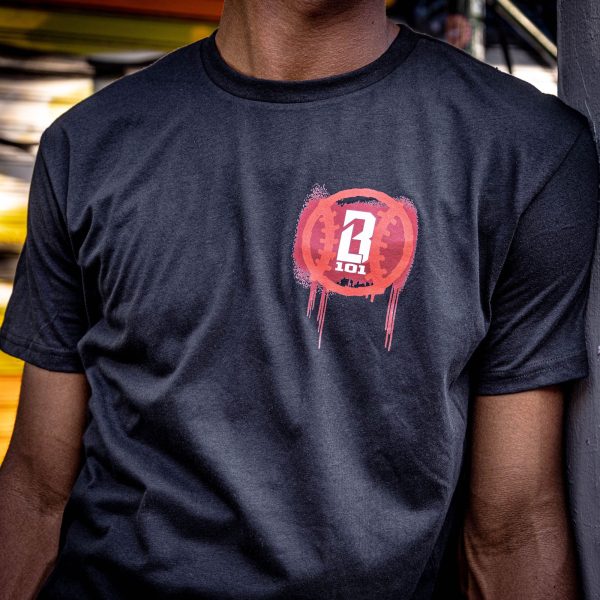 Graffiti Youth Tee - Black/Red - Image 2