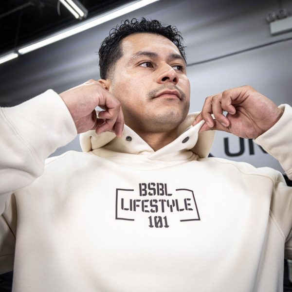 Off-Field Performance Hoodie - Bone/Black - Image 2