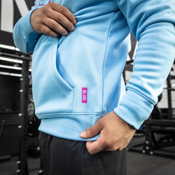 Off-Field Performance Youth Hoodie - Cotton Candy Blue - Image 3