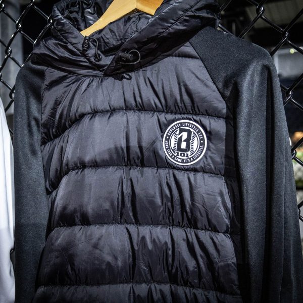 Pro Series Puffer Hybrid Youth Jacket - Black - Image 3