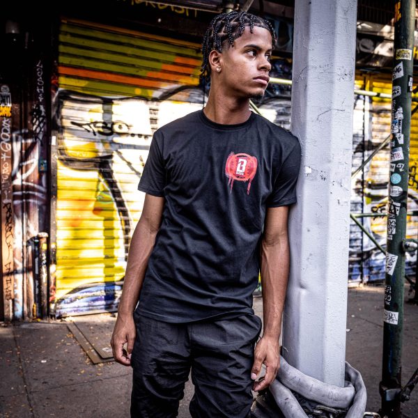 Graffiti Tee - Black/Red - Image 2