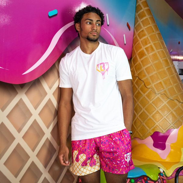 Ice Cream Shorts - Strawberry - Image 4