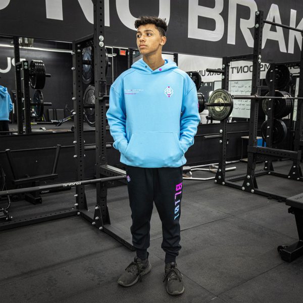 Off-Field Waffle Performance Hoodie - Cotton Candy Blue - Image 6