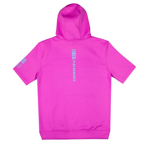 BSBL-SZN Short Sleeve Hoodie V3 Cotton Candy Pink - Image 2