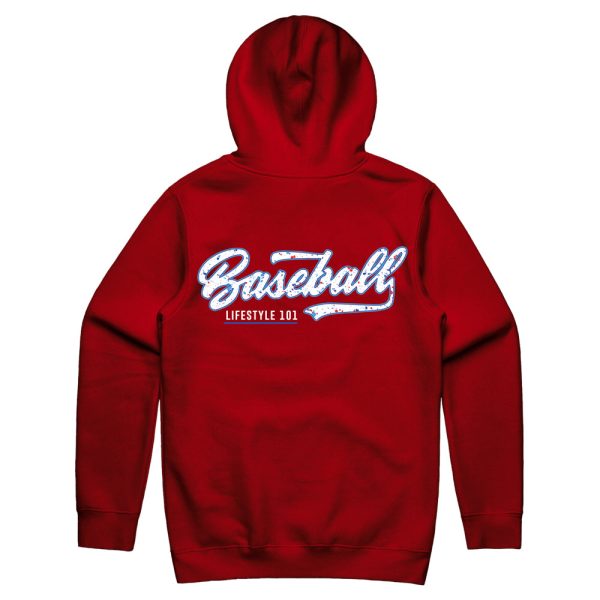 Splatter Youth Hoodie - Red/USA - Image 2