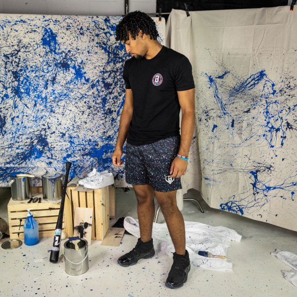 Splatter Tee - Black/White - Image 4