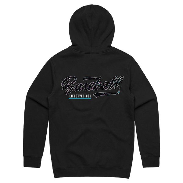 Splatter Youth Hoodie - Black/Galaxy - Image 2