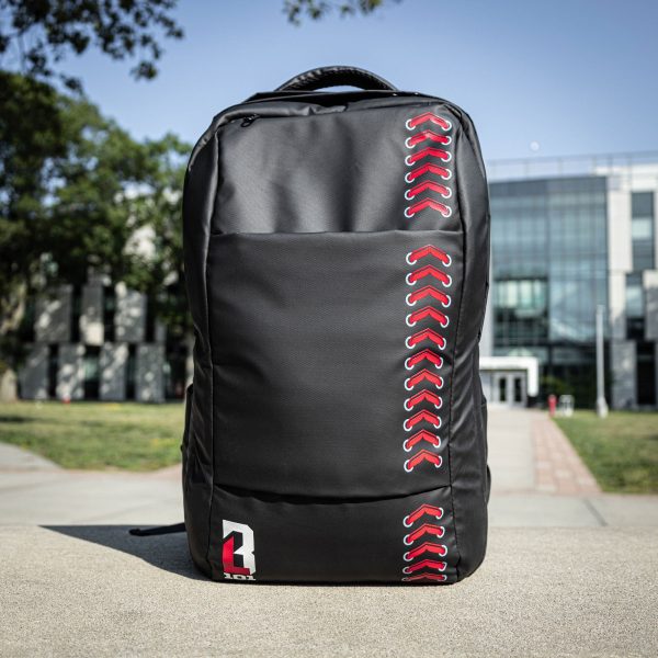 Baseball Seams Backpack - Black - Image 3