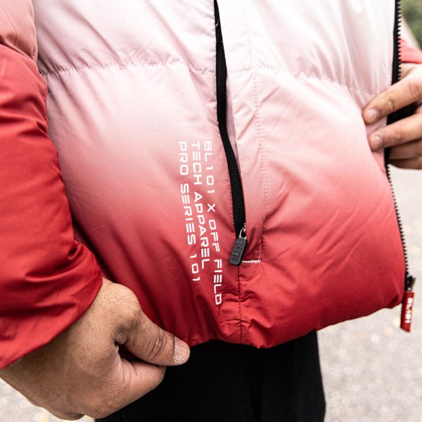 Gradient Full Zip Puffer Youth Jacket - USA - Image 5