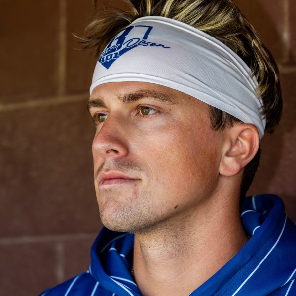 Jackson Olson Signature Headband - Bone/Navy - Image 3