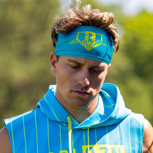 Jackson Olson Signature Headband - Blue/Yellow - Image 2