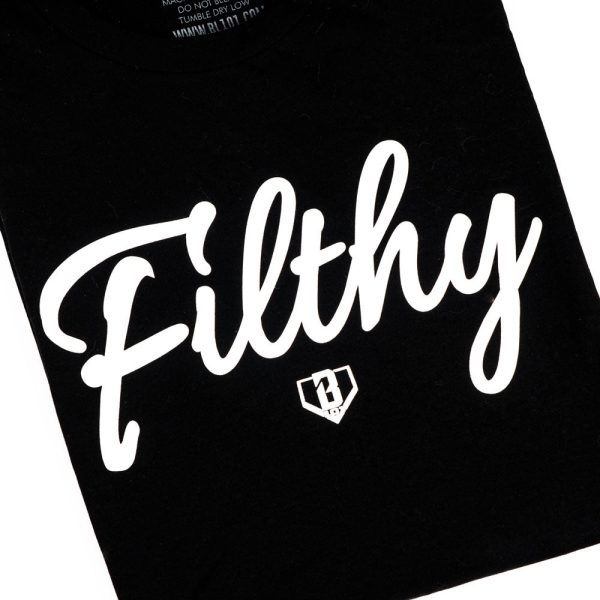 Filthy Tee - Black/White - Image 2