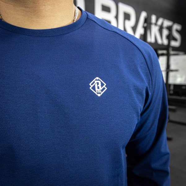 Diamond Tech Youth Long Sleeve - Navy - Image 3