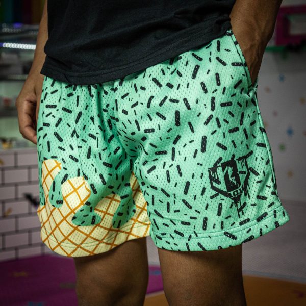 Ice Cream Youth Shorts - Mint - Image 2
