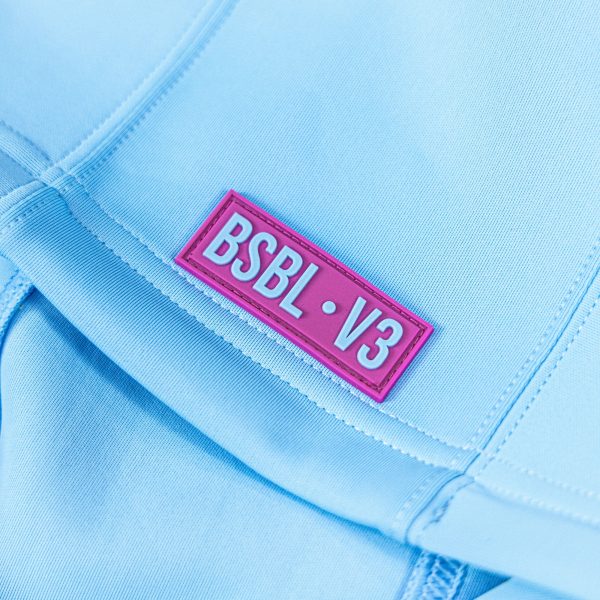 BSBL-SZN Short Sleeve Hoodie V3 Cotton Candy Blue - Image 6